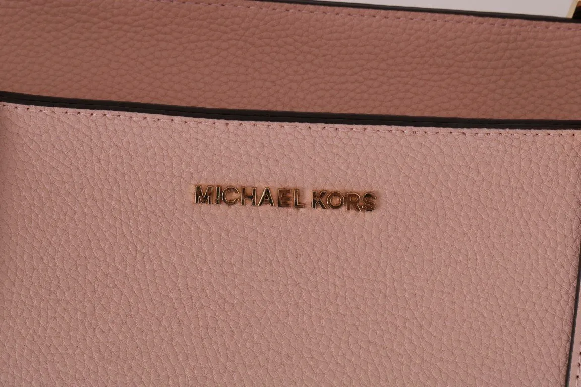 Pink KIMBERLY Leather Tote Bag