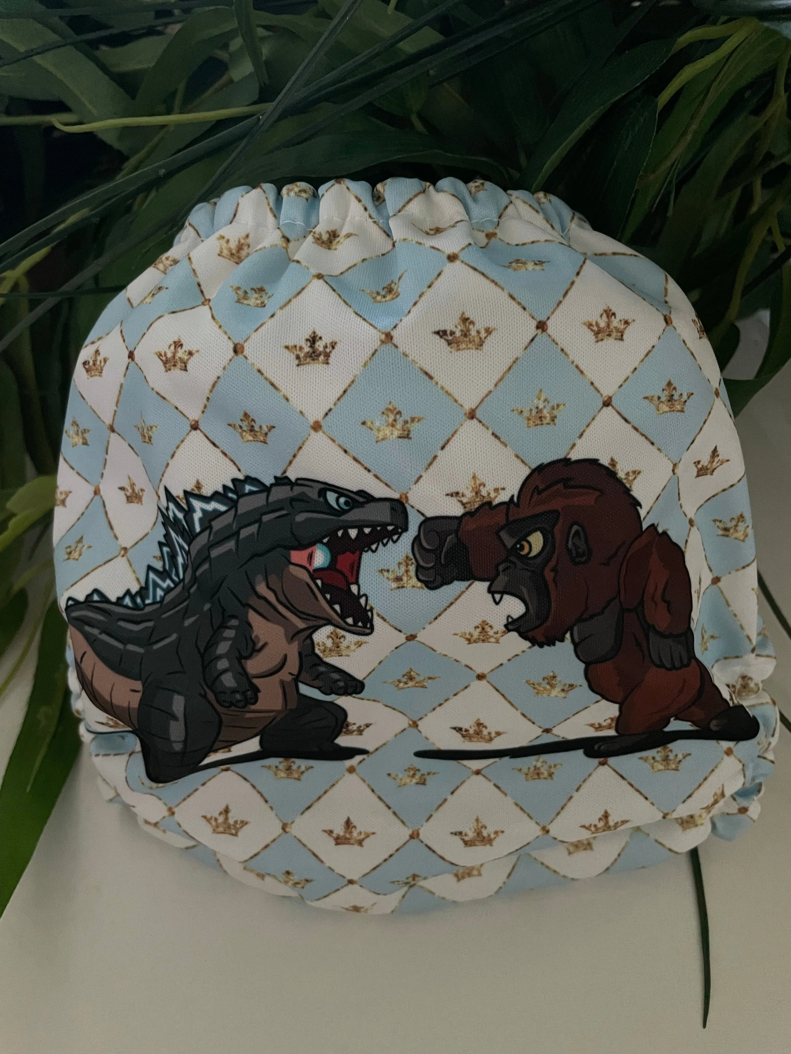 Pocket Diaper-(Godzilla VS Kong 01)-Positional- May 2021-(Mama Koala &PPC Custom Print)