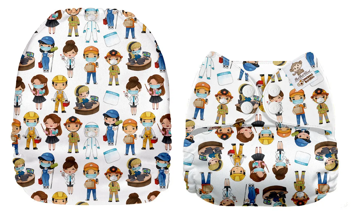 Pocket Diaper-(Workers)-April 2021-(Mama Koala & PPC Custom Print)