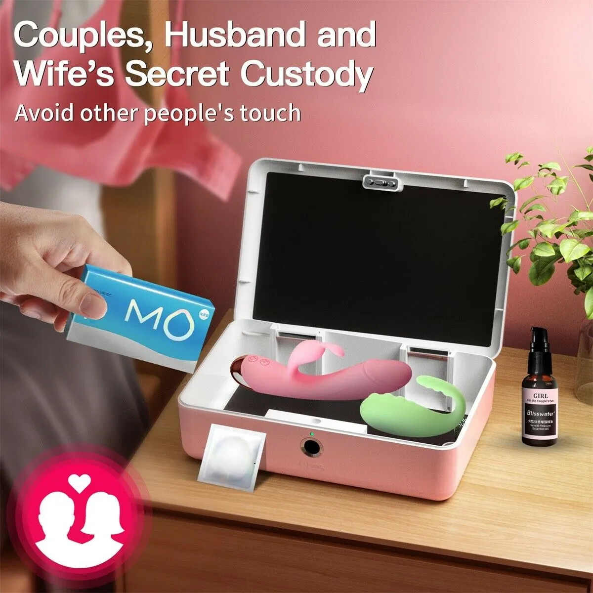 Portable Fingerprint Storage Box Cash Medicine Jewelry Security Safe Lock Box