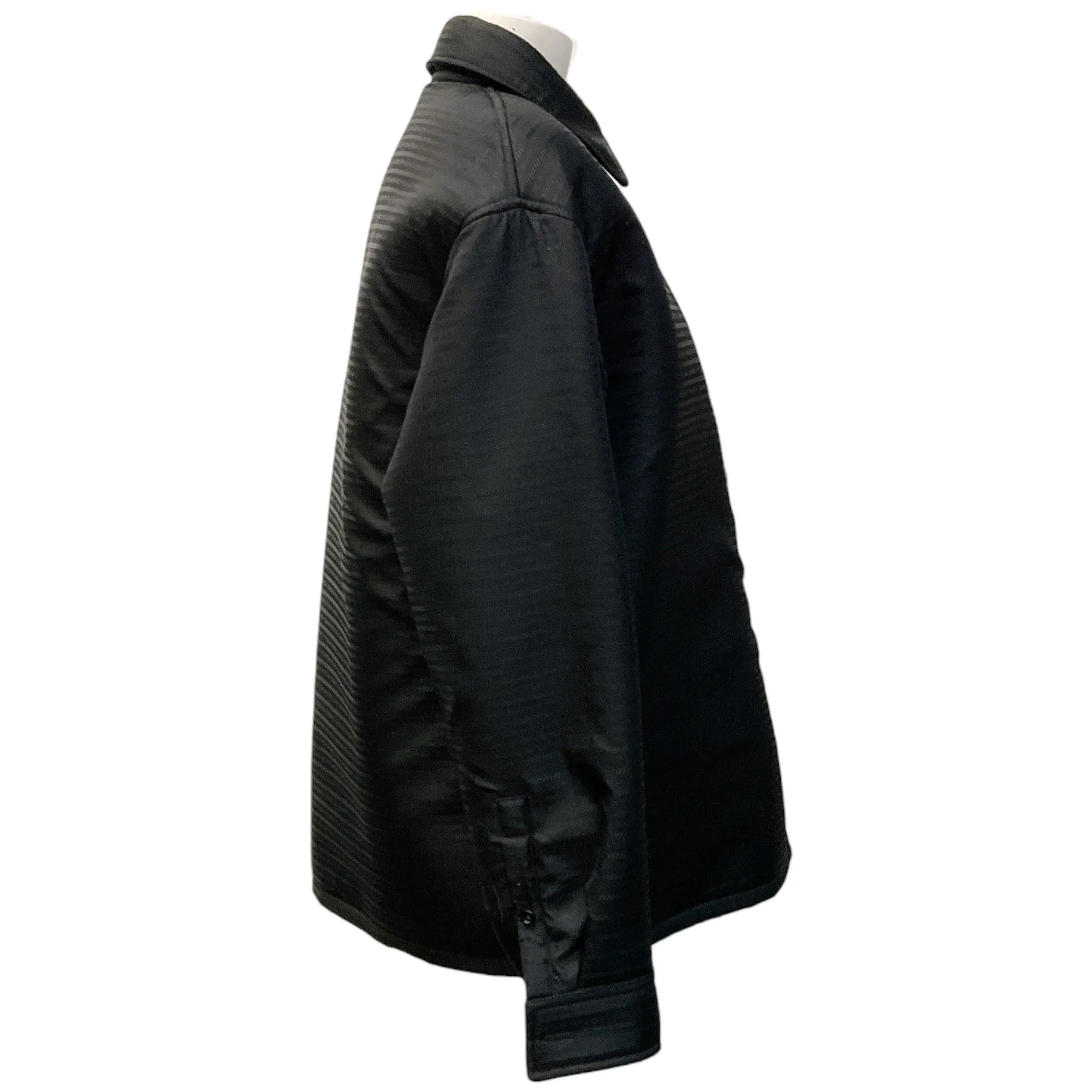 Prada Black Re-Nylon Triangle Logo Jacket