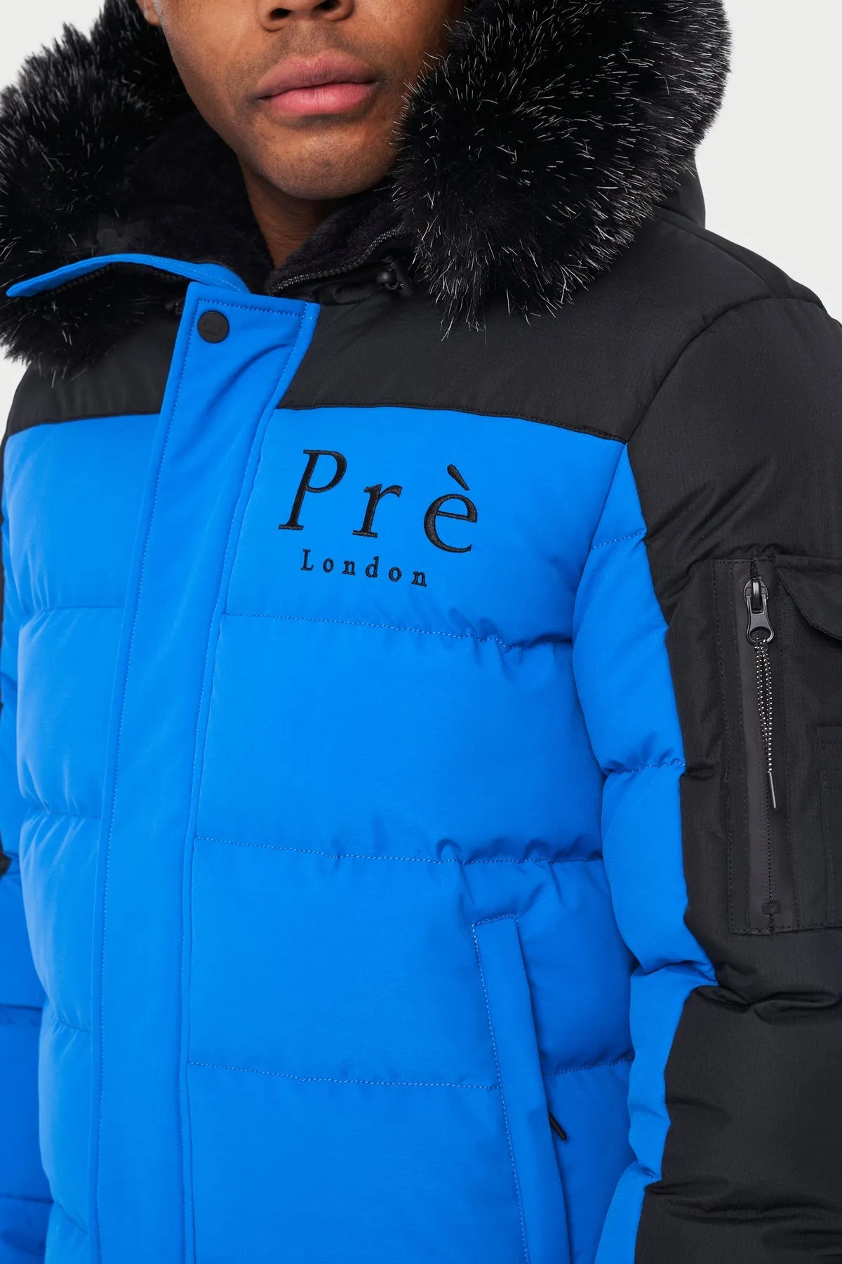 Pre London Kylo Bomber Jacket Cobalt Blue