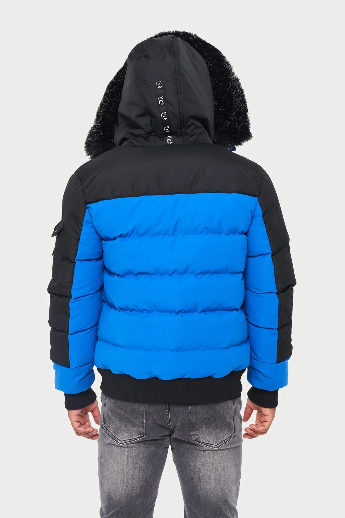 Pre London Kylo Bomber Jacket Cobalt Blue