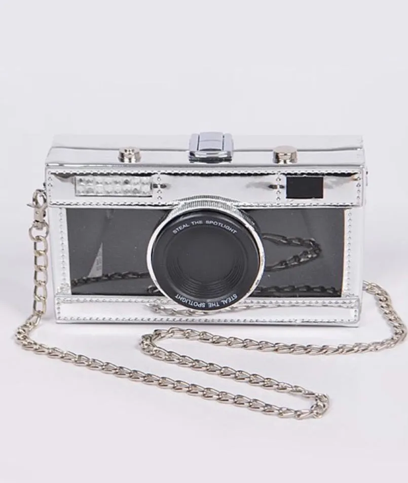 Pretti Kodak Camera Shoulder Bag Snapshot PU Leather Crossbody Bag Vintage Novelty Cute Handbag Purse