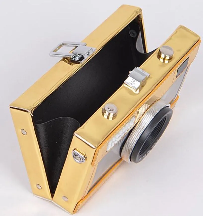 Pretti Kodak Camera Shoulder Bag Snapshot PU Leather Crossbody Bag Vintage Novelty Cute Handbag Purse