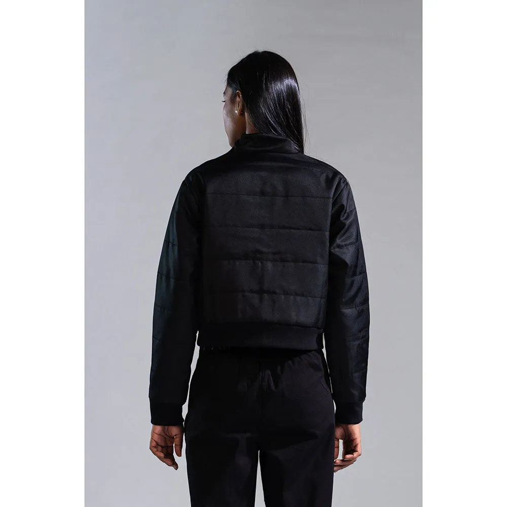 PRIMAL GRAY Black Recycled Polyester Turtle neck Puffer Jacket