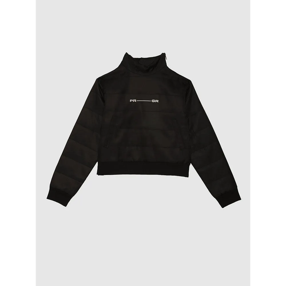 PRIMAL GRAY Black Recycled Polyester Turtle neck Puffer Jacket