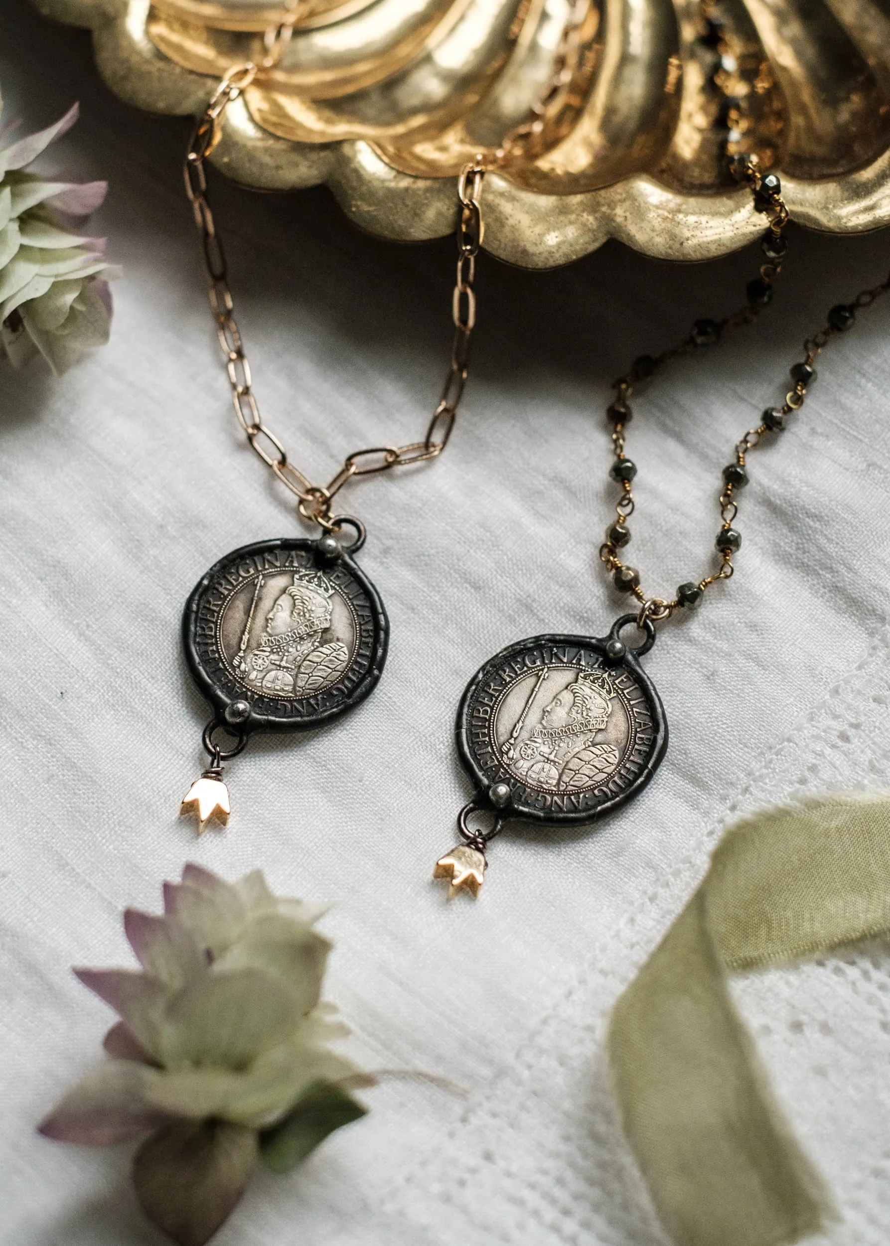 Queen Elizabeth Coin Necklace