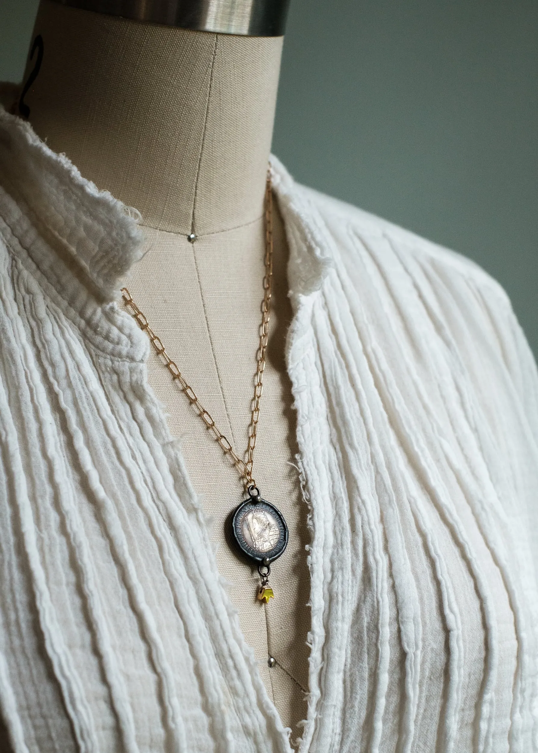 Queen Elizabeth Coin Necklace