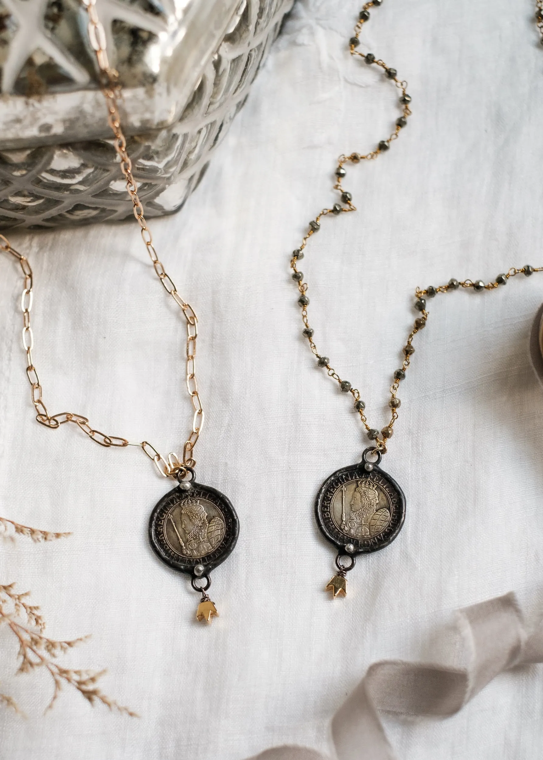 Queen Elizabeth Coin Necklace