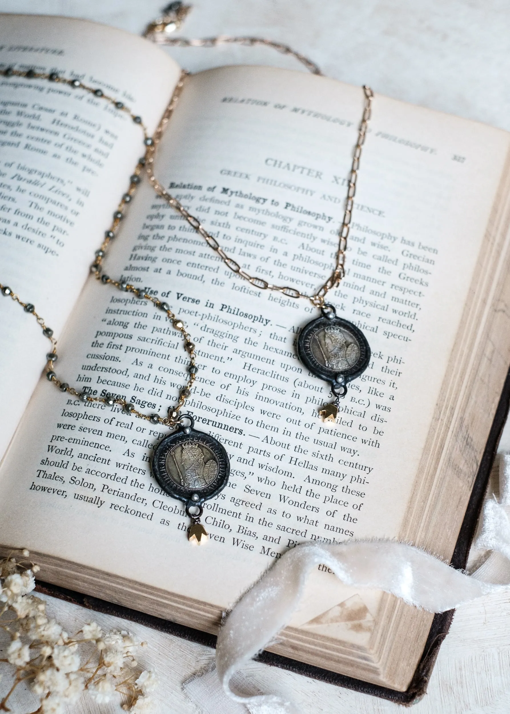 Queen Elizabeth Coin Necklace