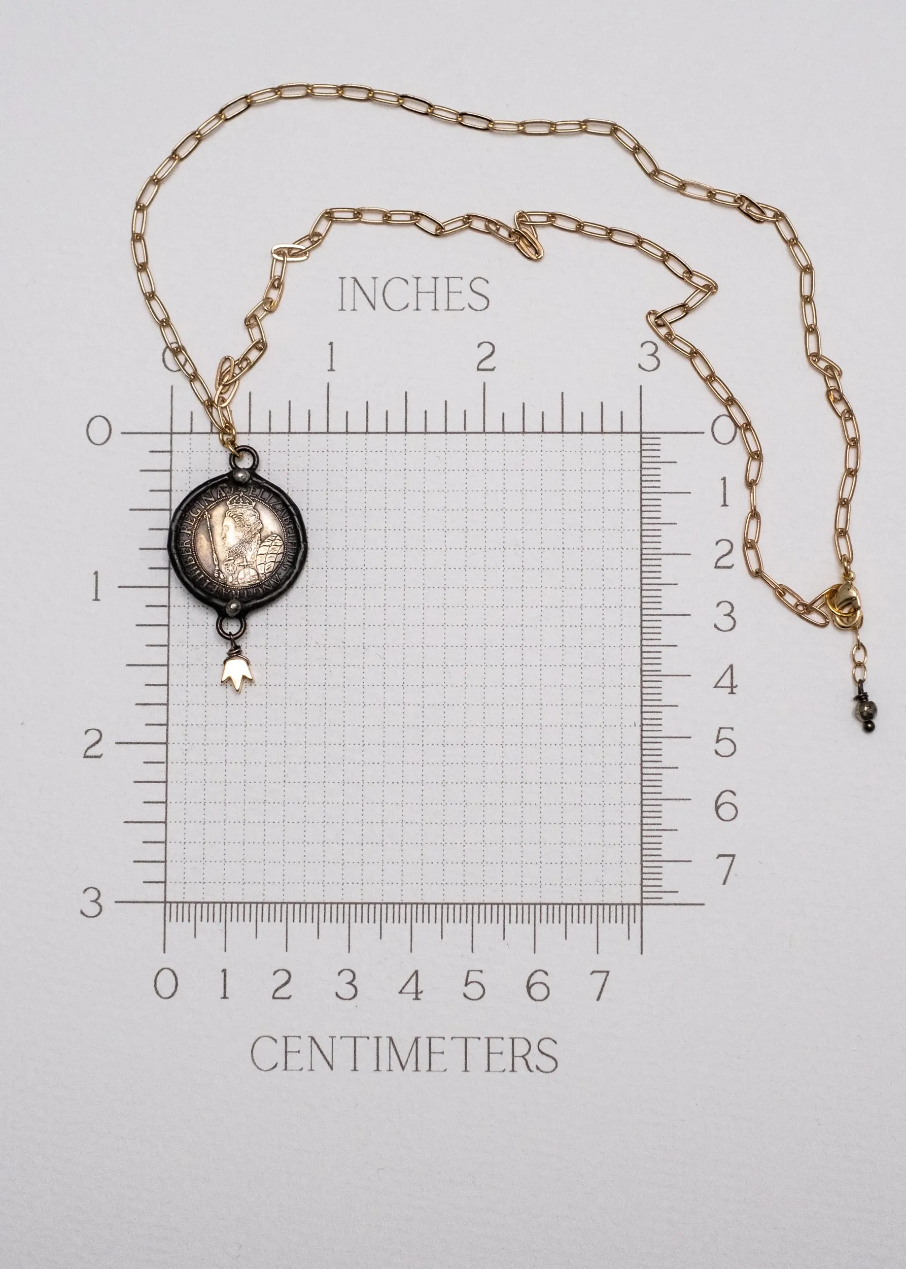 Queen Elizabeth Coin Necklace