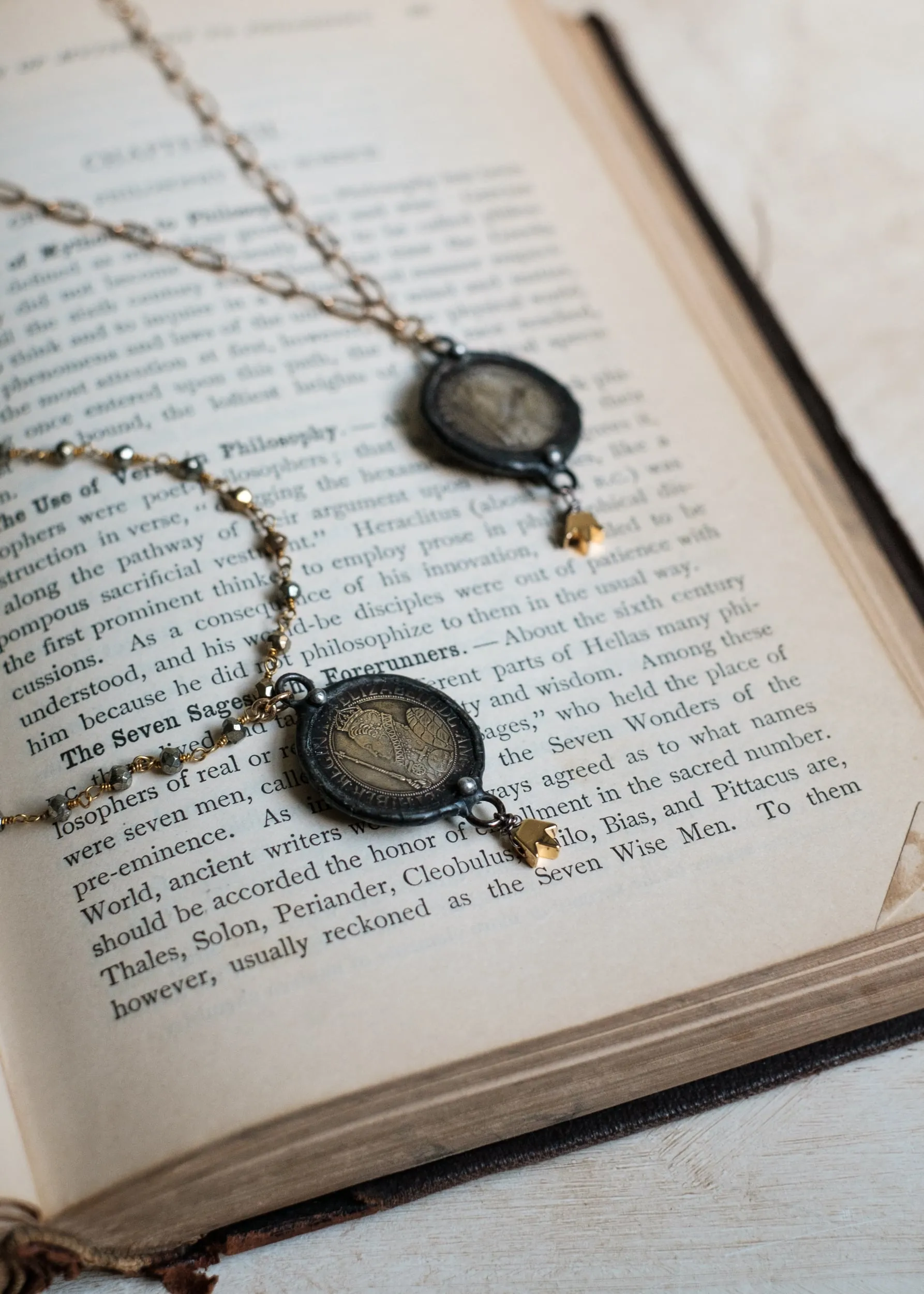 Queen Elizabeth Coin Necklace