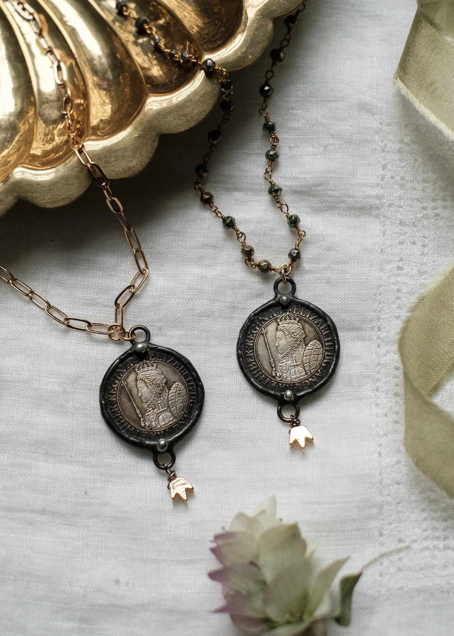Queen Elizabeth Coin Necklace