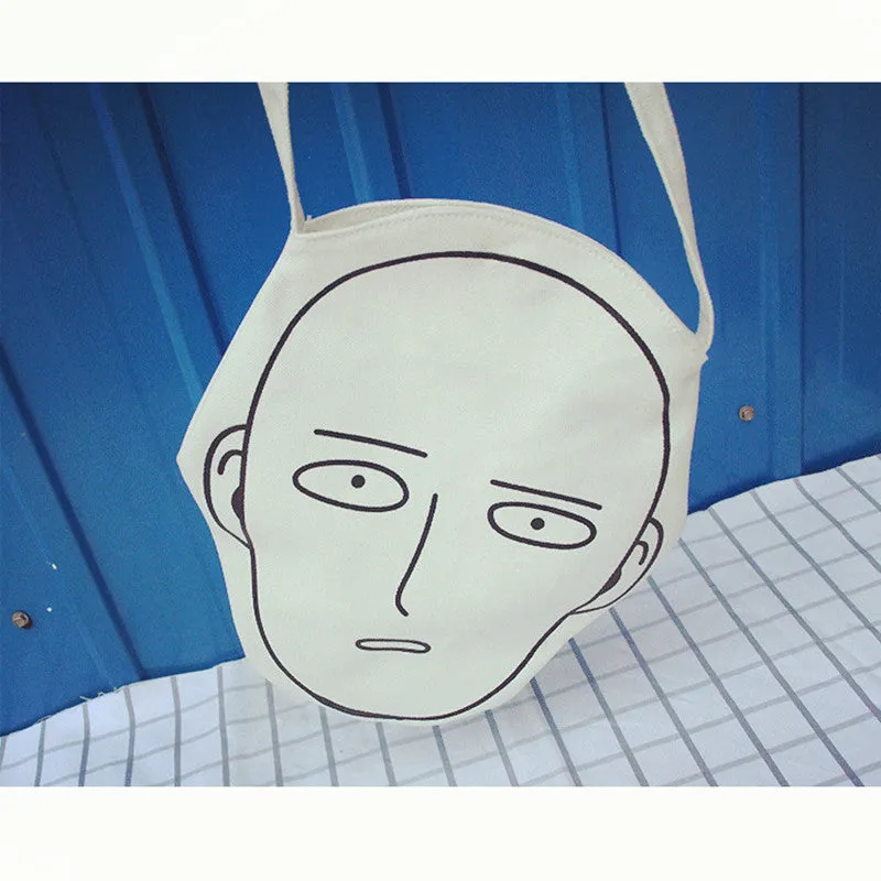 "ANIME HEAD" SMALL CANVAS BAG MESSENGER BAG K071804