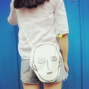 "ANIME HEAD" SMALL CANVAS BAG MESSENGER BAG K071804