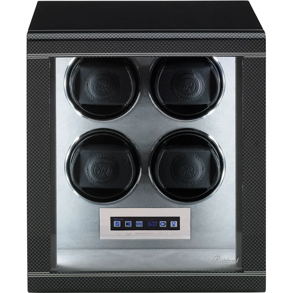 Rapport - Formula Quad Watch Winder in Carbon | W564