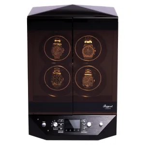 Rapport Templa Quad Watch Winder - Ebony