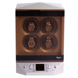 Rapport Templa Quad Watch Winder - Silver