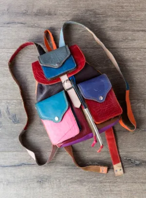 Recycled Leather Rucksack