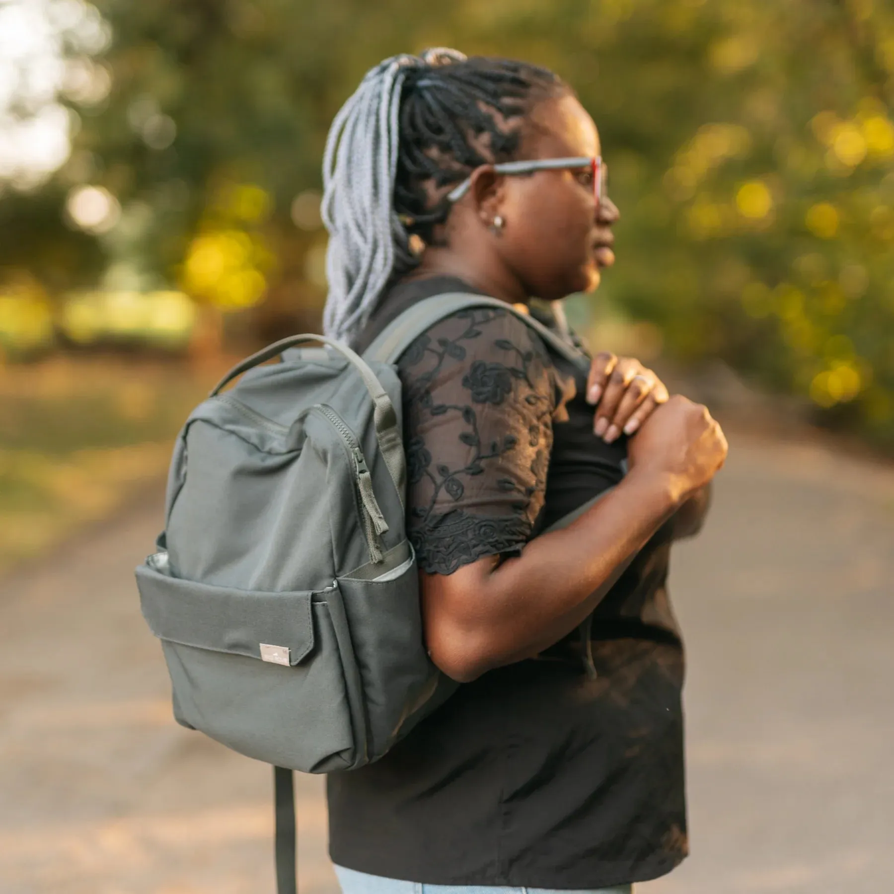 Red Rovr Mini Roo Backpack (Charcoal)
