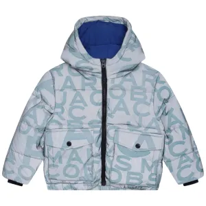 Reflective Canvas Puffer - Medium Grey