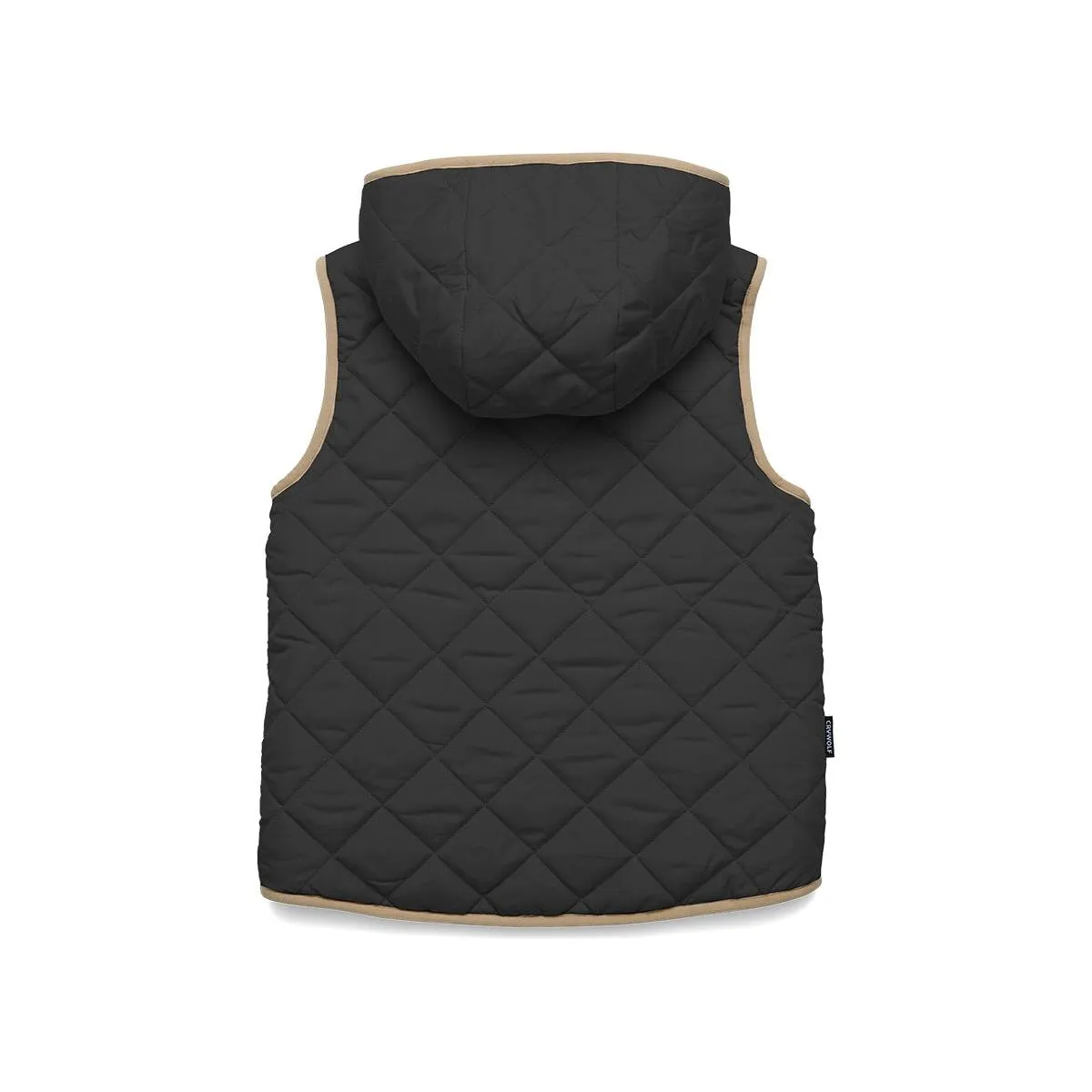 Reversible Yeti Vest Black/Camel