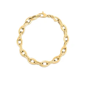 Roberto Coin 18k Yellow Gold Almond Link Bracelet