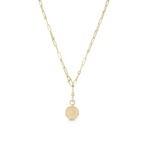 Roberto Coin 18K Yellow Gold Obelisco Diamond Medallion
