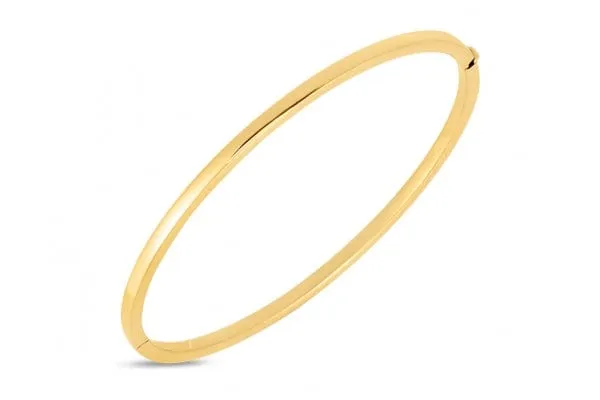 Roberto Coin 18K Yellow Gold Oval Bangle