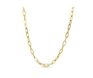 Roberto Coin 18K Yellow Gold Paperclip Link 17" Chain