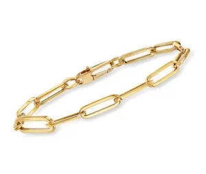 Roberto Coin 18K Yellow Gold Paperclip Link Bracelet