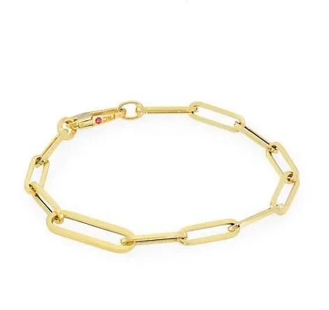 Roberto Coin 18K Yellow Gold Paperclip Link Bracelet