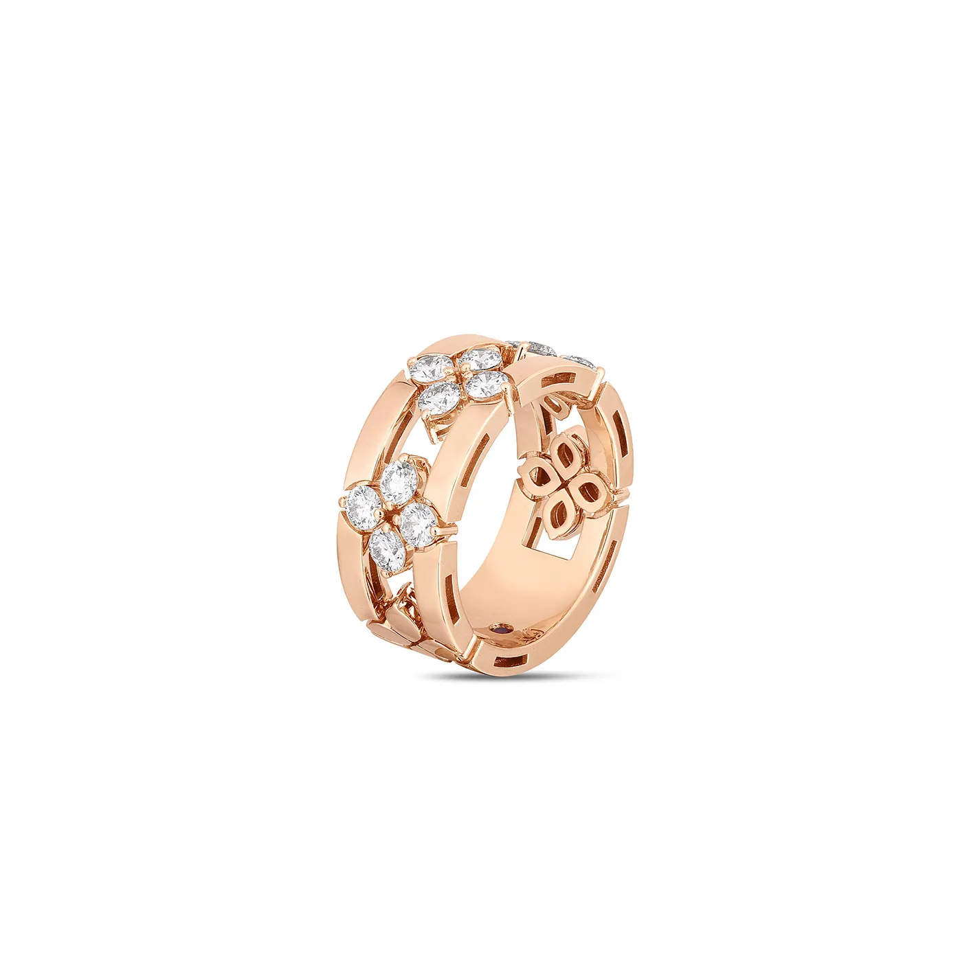 Roberto Coin Love in Verona Rose Gold Diamond Ring