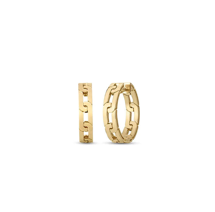 Roberto Coin Navarra Yellow Gold Earrings