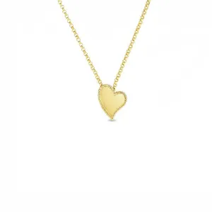 Roberto Coin Princess 18K Yellow Gold Heart Pendant