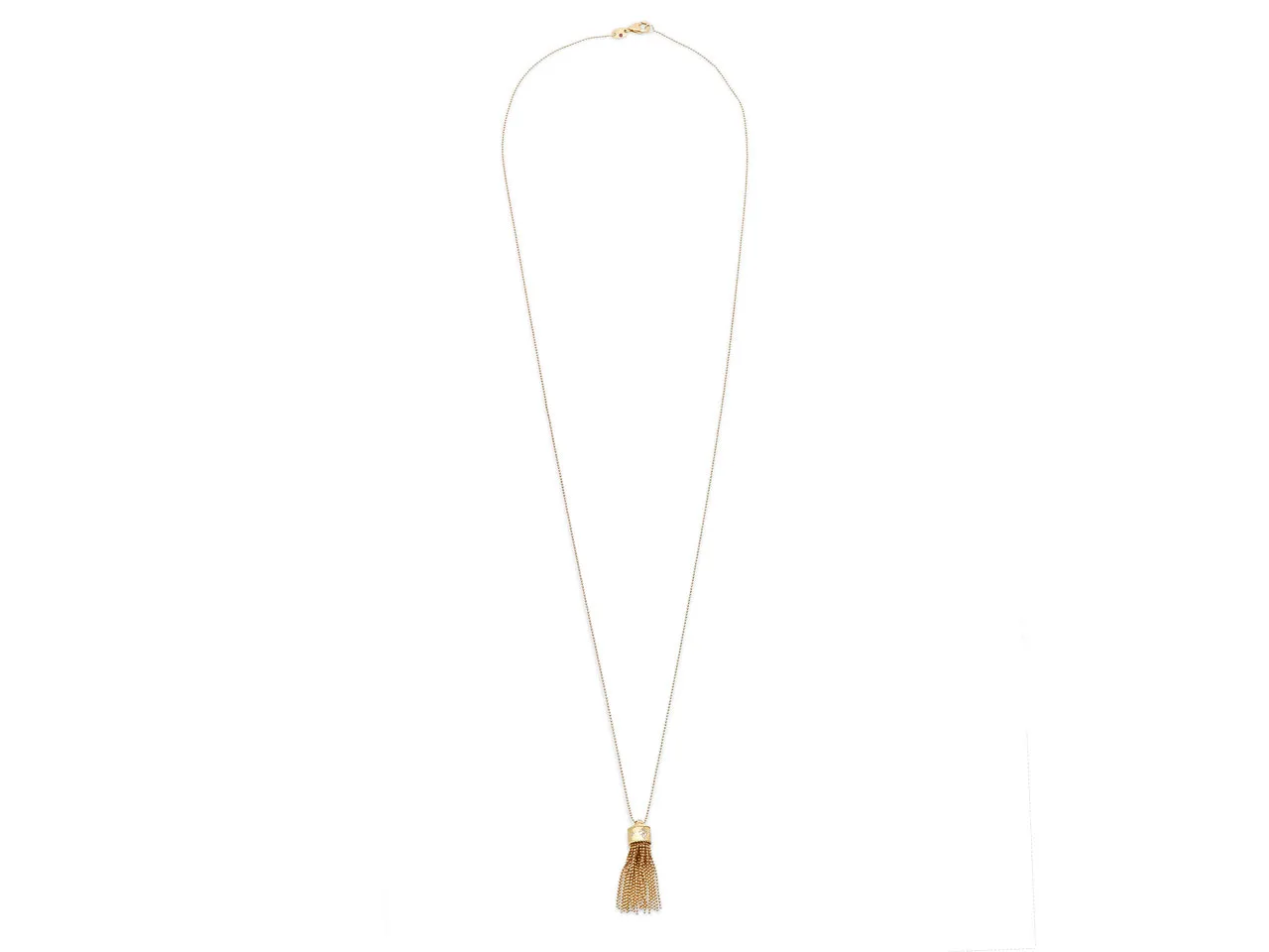 Roberto Coin 'Princess' Diamond Tassel Necklace in 18K Gold