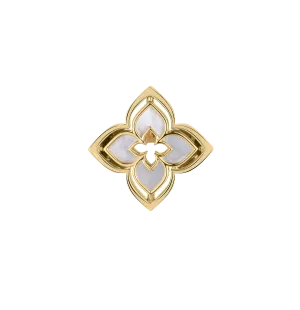 Roberto Coin Venetian Pirouette Mother-of-Pearl and Diamond Flower Ring