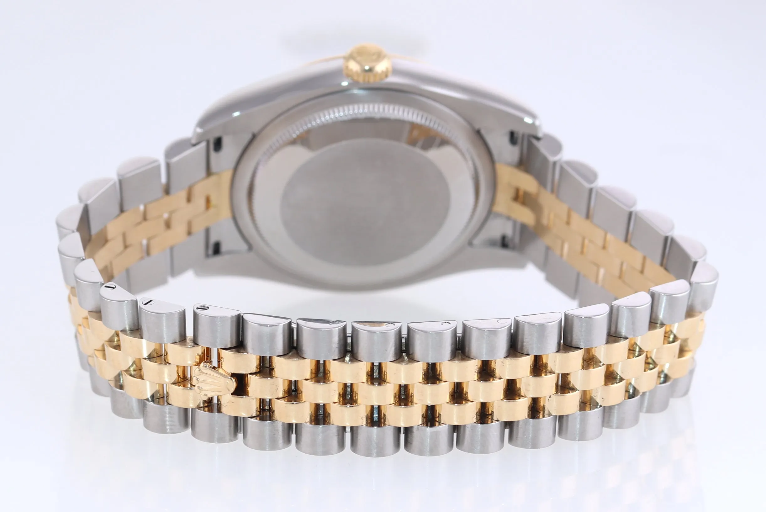 Rolex DateJust 36mm Blue Roulette Jubilee two Tone 116233 Gold Watch