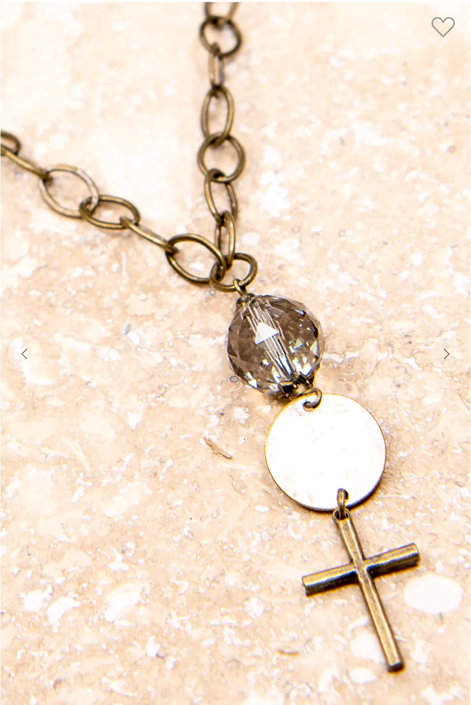 Rosemary Cross Necklace