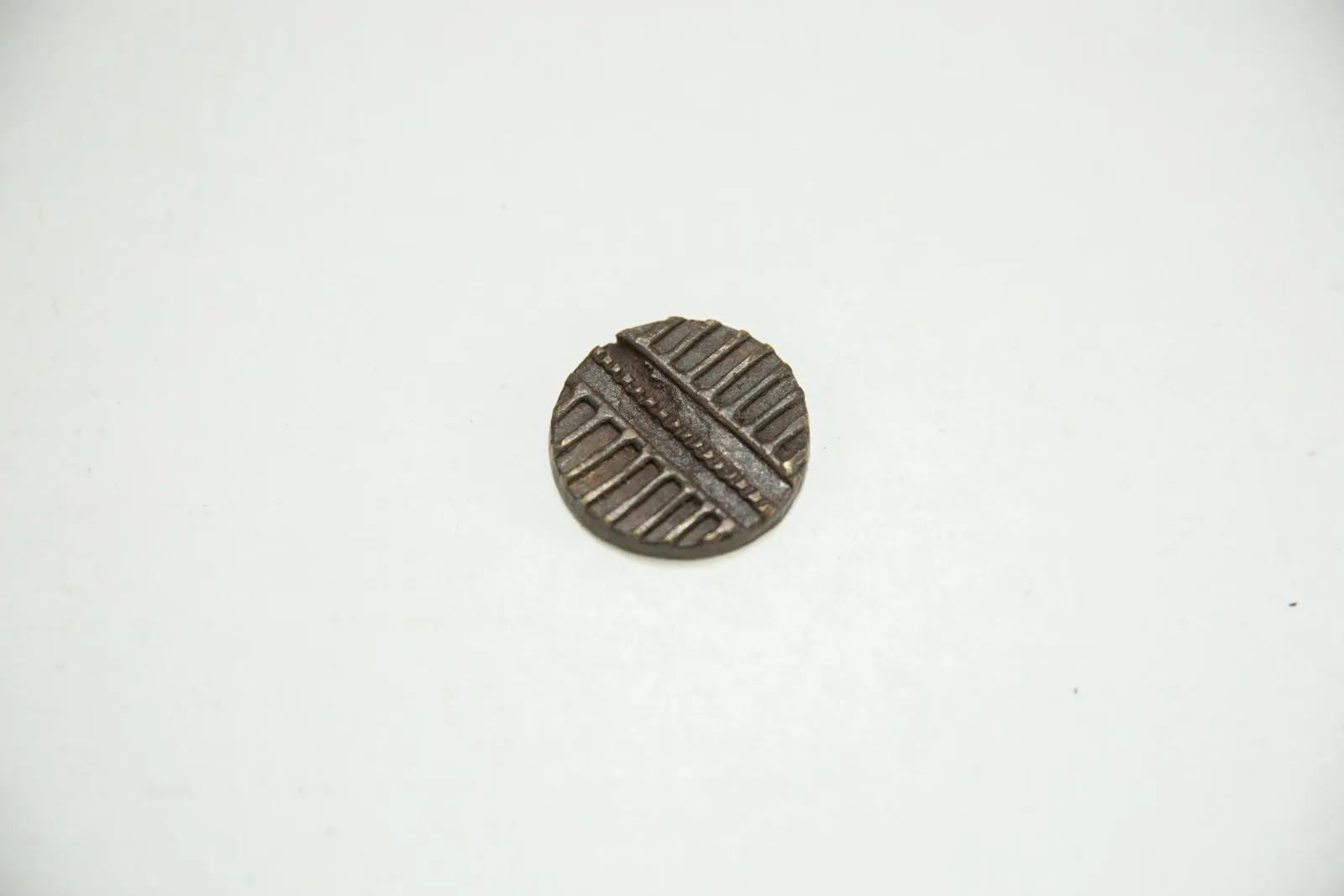 Round African Bronze Coin