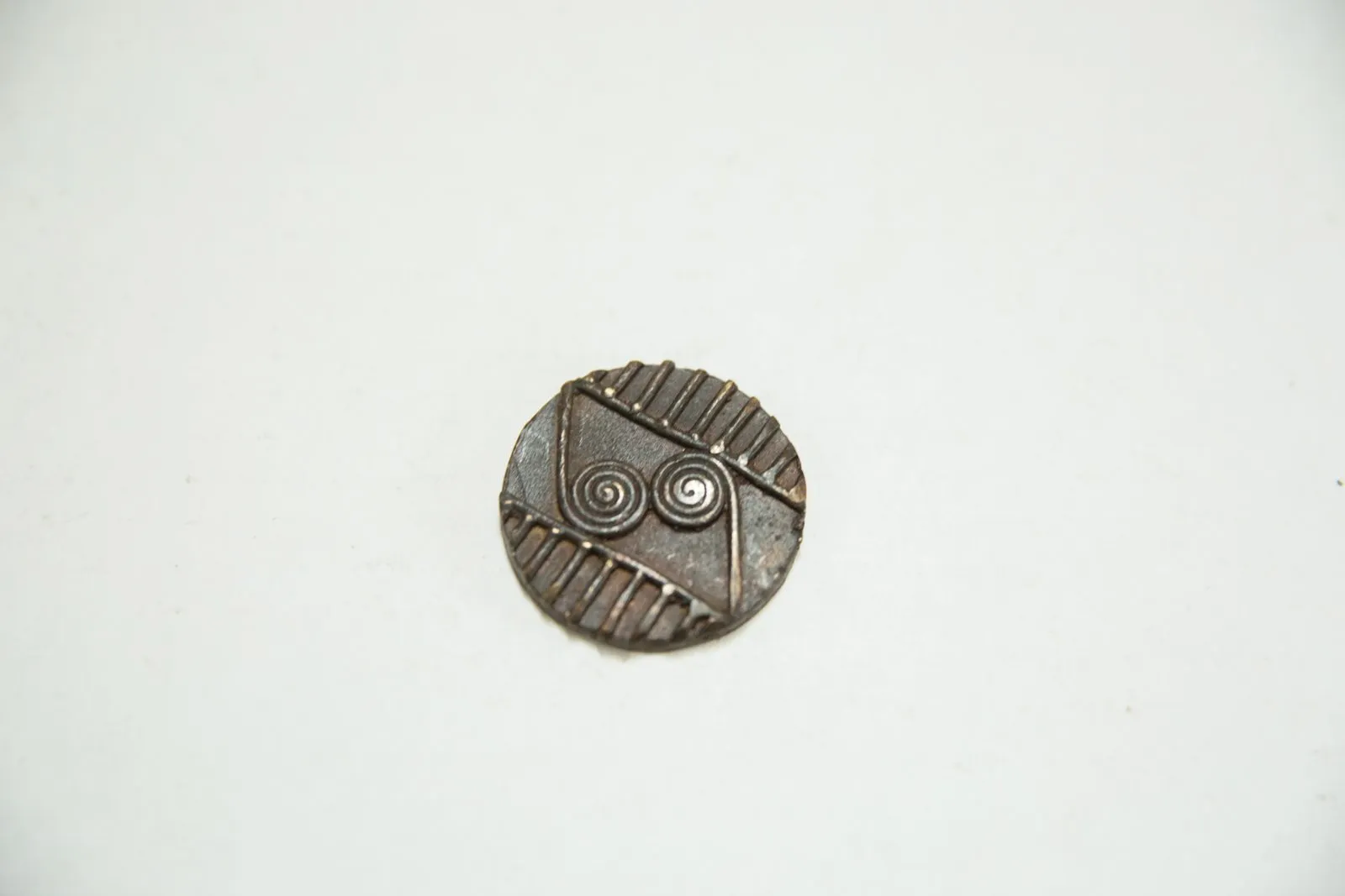 Round African Bronze Coin
