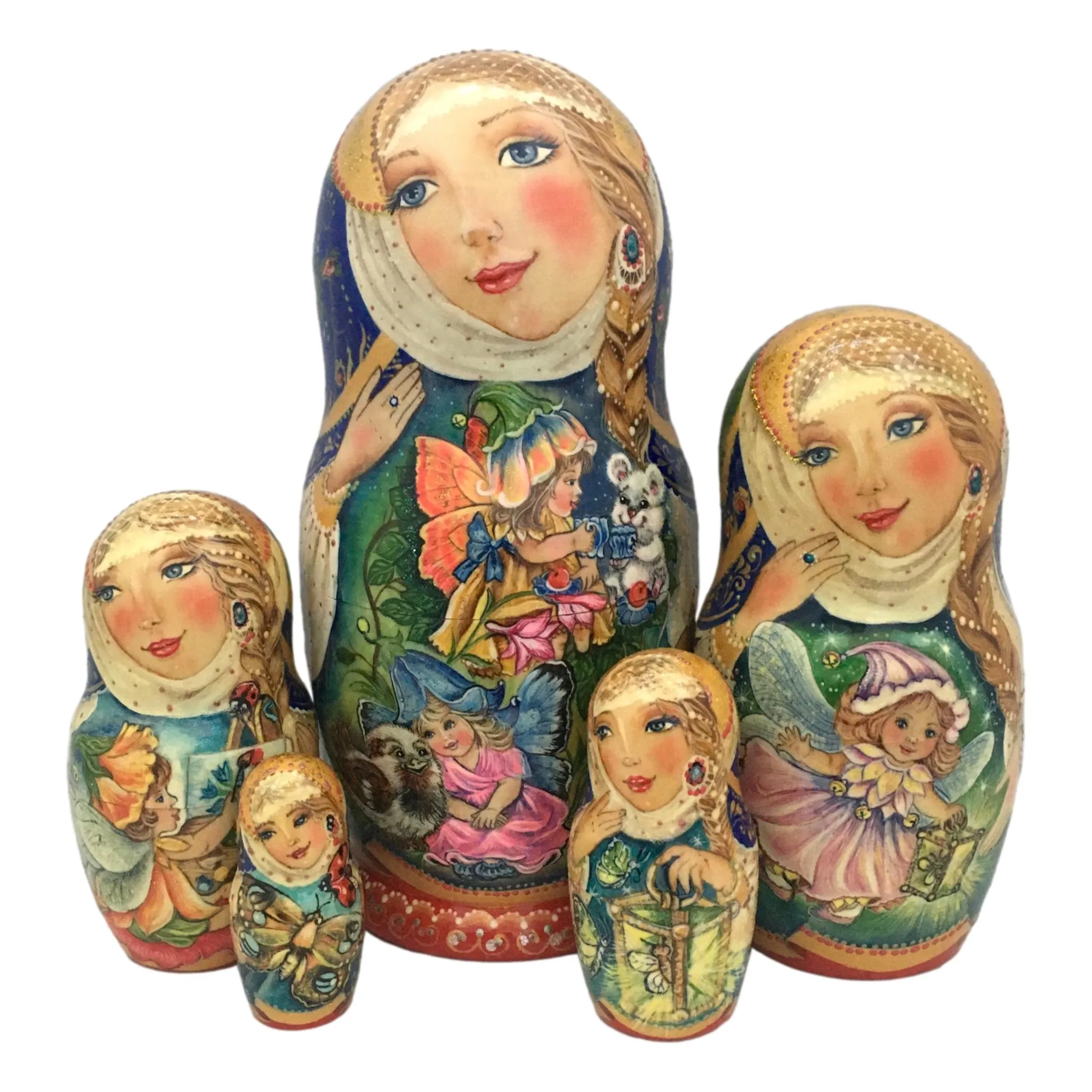 Russian Matryoshka Dolls Floral Fairy