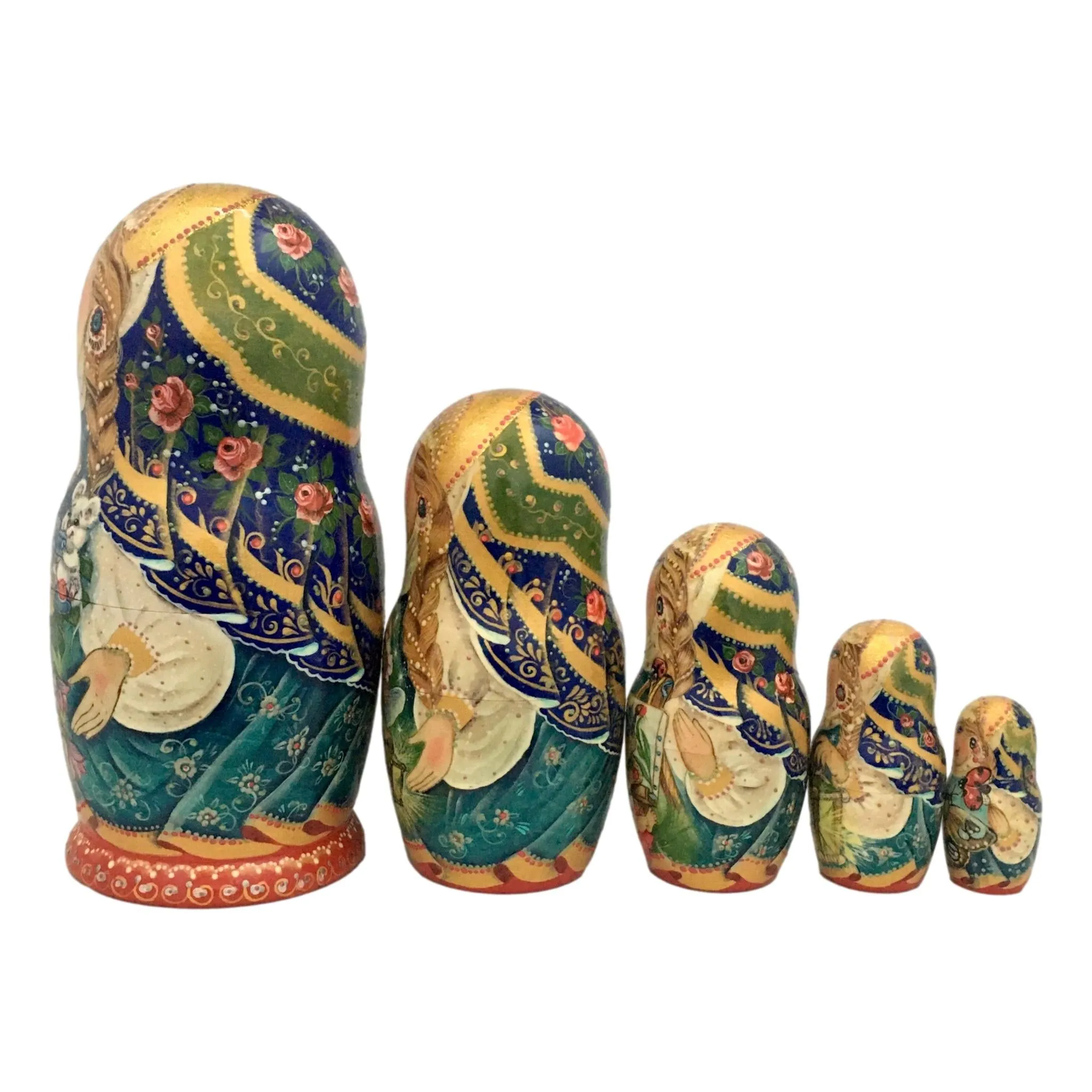 Russian Matryoshka Dolls Floral Fairy