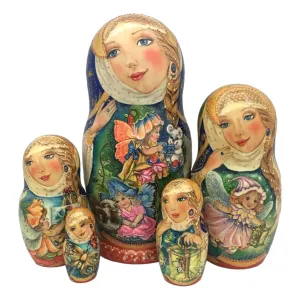Russian Matryoshka Dolls Floral Fairy