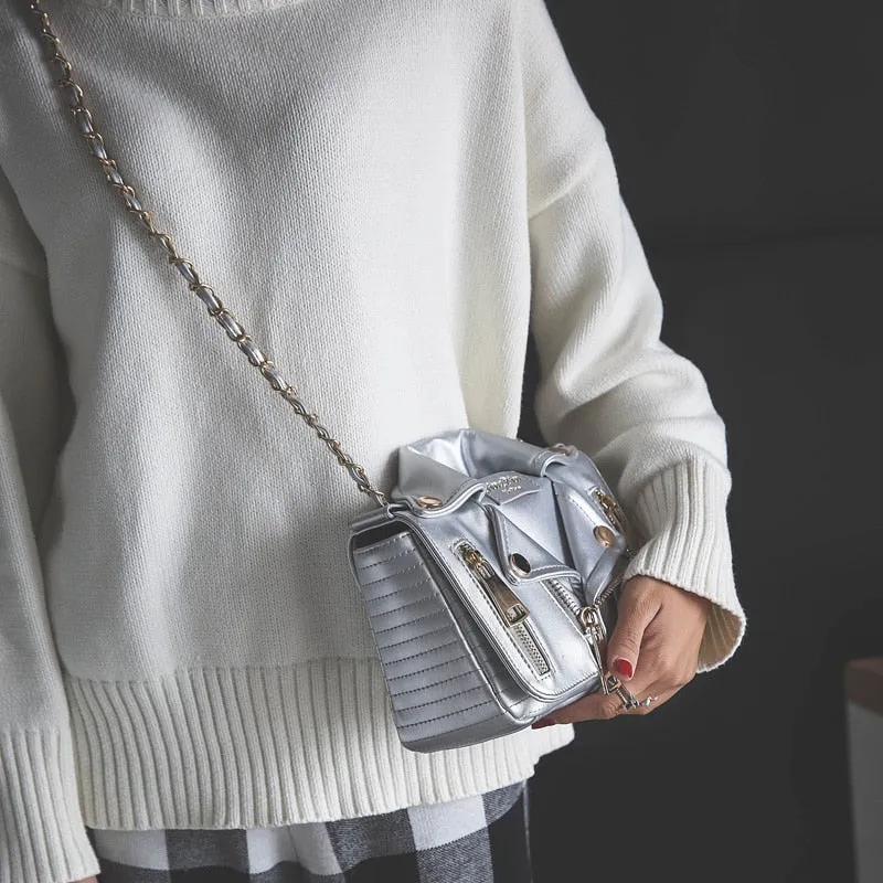 Sac a main design cuir chic / Messenger Bag luxury design