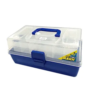 Sea Thru Buddy Fishing 2 Tray Tackle Box