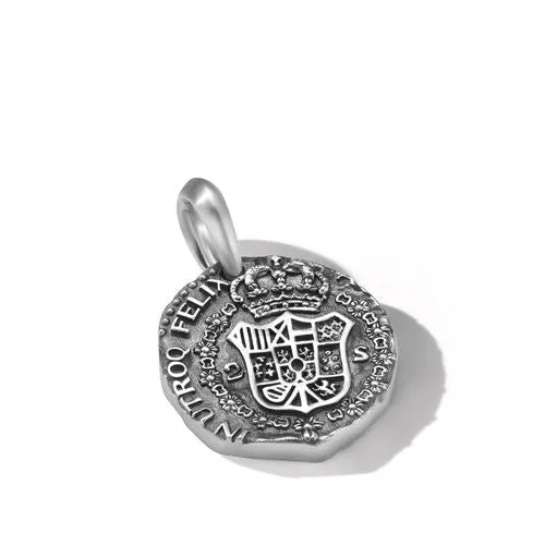 Shipwreck Coin Amulet in Sterling Silver