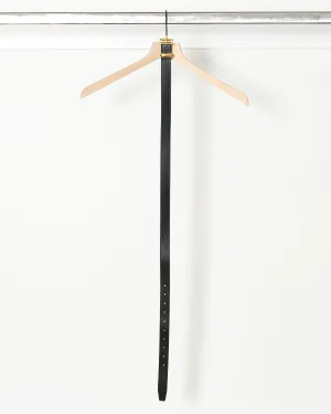 Signature Leather Belt Black