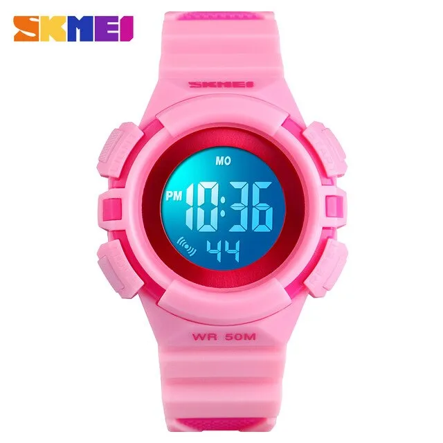 SKMEI Kids Watches Boys montre enfant Sport Watch Girls Alarm Waterproof Stopwatch LED Kids Digital Watch Children Watch 2019